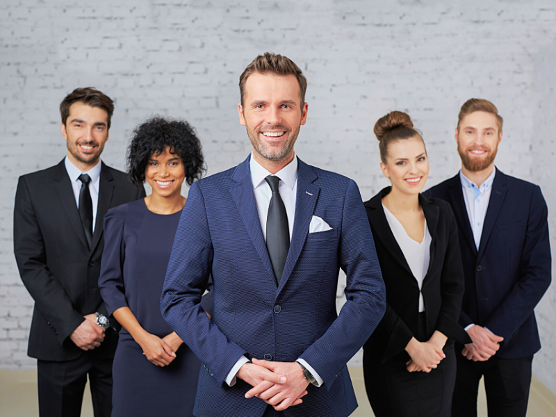 Sydney Managed IT Expert IT Team Group of business experts wearing suites